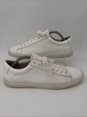 Oliver Cabell Low 1 White Italian Calfskin Leather Mens Size 42 (US Size 9)